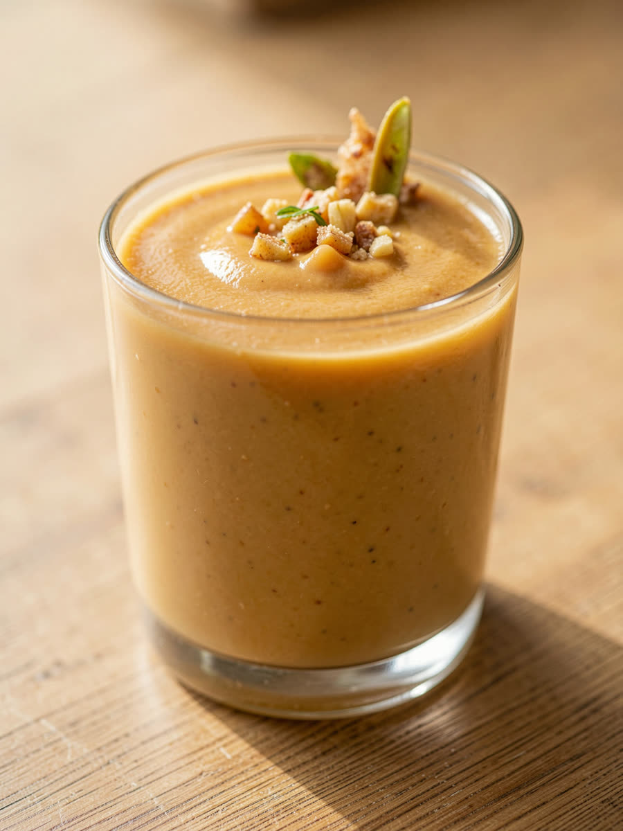 Shake de paçoca fit cremoso