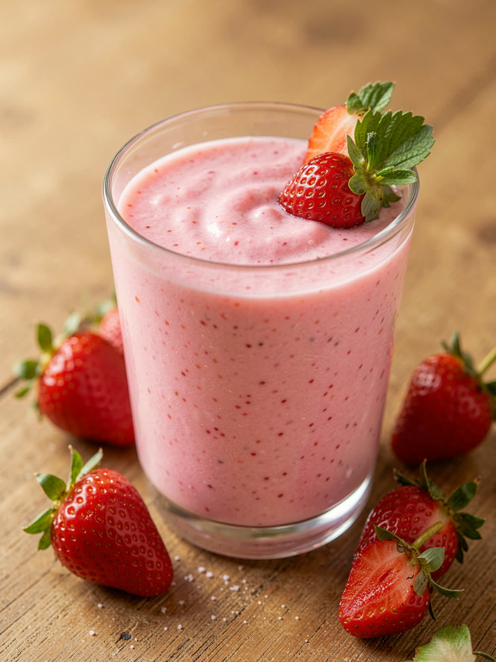 Shake de Whey com Morango