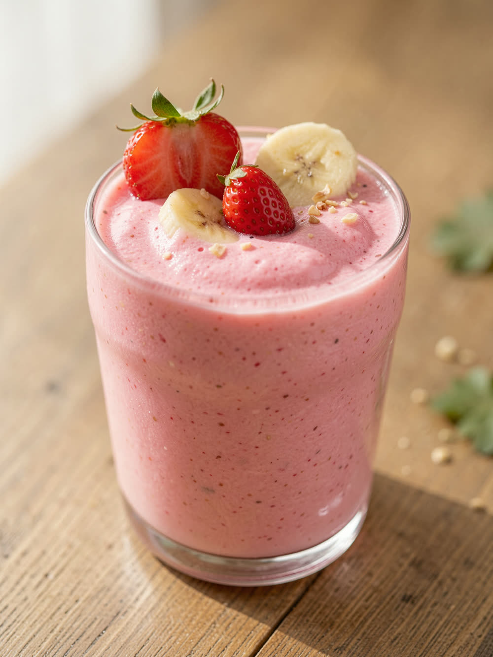 Shake de Morango com Banana